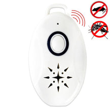 Load image into Gallery viewer, Mini Portable Outdoor Ultrasonic Repellent Anti-insect Anti-mouse for Camping Outdoor Activities, Mini Insect Repellent White