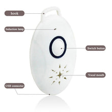 Load image into Gallery viewer, Mini Portable Outdoor Ultrasonic Repellent Anti-insect Anti-mouse for Camping Outdoor Activities, Mini Insect Repellent White