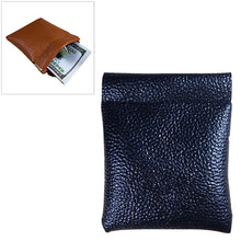 Load image into Gallery viewer, Fashion Solid Color PU Leather Coin Purse Women Men Small Mini Short Wallet Money Bags