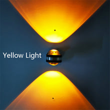 Load image into Gallery viewer, LED Up And Down Light Wall Light Double-Sided Crystal Aluminum Lights Upper Outlet, 2W (Red Light), 2W (Yellow Light), 2W (Blue Light), 2W (Green Light), 2W (Purple Light), 2W (Mixed Color Light), 6W (Red Light), 6W (Yellow Light), 6W (Blue Light)     ...