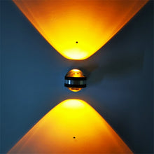 Load image into Gallery viewer, LED Up And Down Light Wall Light Double-Sided Crystal Aluminum Lights Upper Outlet, 2W (Red Light), 2W (Yellow Light), 2W (Blue Light), 2W (Green Light), 2W (Purple Light), 2W (Mixed Color Light), 6W (Red Light), 6W (Yellow Light), 6W (Blue Light)     ...