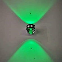 Load image into Gallery viewer, LED Up And Down Light Wall Light Double-Sided Crystal Aluminum Lights Upper Outlet, 2W (Red Light), 2W (Yellow Light), 2W (Blue Light), 2W (Green Light), 2W (Purple Light), 2W (Mixed Color Light), 6W (Red Light), 6W (Yellow Light), 6W (Blue Light)     ...
