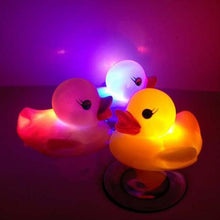 Load image into Gallery viewer, 2 PCS LED Water Induction Light Duck Baby Bath Toys, Random Color Delivery