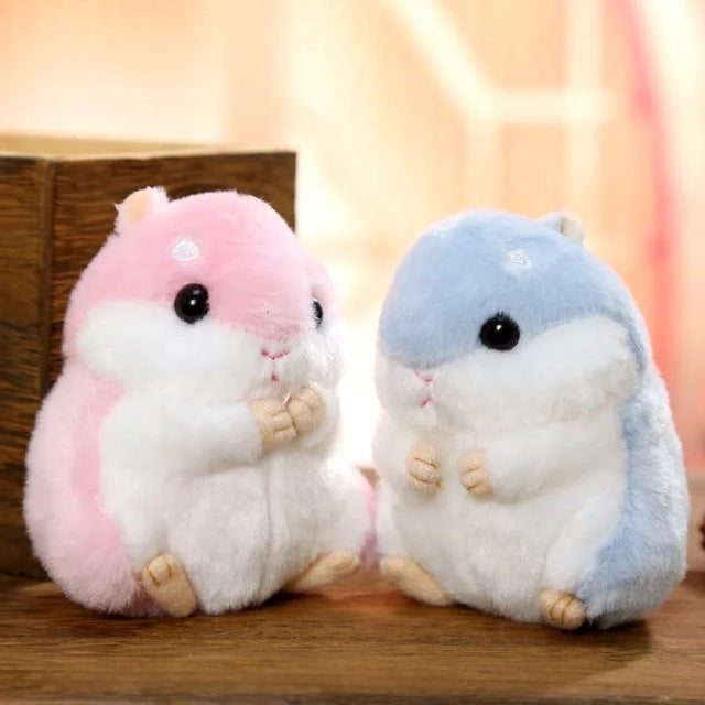 Cute Hamster Keychain Bag Pendant Plush Doll