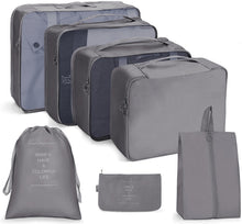 Load image into Gallery viewer, Travel Storage Bag Set Folding Storage Bag, 7 In 1, 8 In 1 Beam Mouth, 8 In 1 Cosmetic Bag, 8 In 1 Toiletry Bag, 9 In 1 Cosmetic Bag, 9 In 1 Toiletry Bag