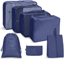 Load image into Gallery viewer, Travel Storage Bag Set Folding Storage Bag, 7 In 1, 8 In 1 Beam Mouth, 8 In 1 Cosmetic Bag, 8 In 1 Toiletry Bag, 9 In 1 Cosmetic Bag, 9 In 1 Toiletry Bag
