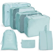 Load image into Gallery viewer, Travel Storage Bag Set Folding Storage Bag, 7 In 1, 8 In 1 Beam Mouth, 8 In 1 Cosmetic Bag, 8 In 1 Toiletry Bag, 9 In 1 Cosmetic Bag, 9 In 1 Toiletry Bag