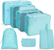 Load image into Gallery viewer, Travel Storage Bag Set Folding Storage Bag, 7 In 1, 8 In 1 Beam Mouth, 8 In 1 Cosmetic Bag, 8 In 1 Toiletry Bag, 9 In 1 Cosmetic Bag, 9 In 1 Toiletry Bag