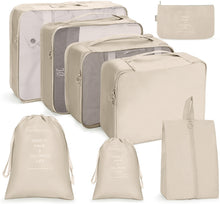 Load image into Gallery viewer, Travel Storage Bag Set Folding Storage Bag, 7 In 1, 8 In 1 Beam Mouth, 8 In 1 Cosmetic Bag, 8 In 1 Toiletry Bag, 9 In 1 Cosmetic Bag, 9 In 1 Toiletry Bag