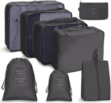 Load image into Gallery viewer, Travel Storage Bag Set Folding Storage Bag, 7 In 1, 8 In 1 Beam Mouth, 8 In 1 Cosmetic Bag, 8 In 1 Toiletry Bag, 9 In 1 Cosmetic Bag, 9 In 1 Toiletry Bag