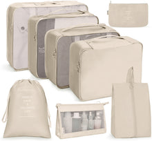 Load image into Gallery viewer, Travel Storage Bag Set Folding Storage Bag, 7 In 1, 8 In 1 Beam Mouth, 8 In 1 Cosmetic Bag, 8 In 1 Toiletry Bag, 9 In 1 Cosmetic Bag, 9 In 1 Toiletry Bag