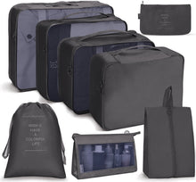 Load image into Gallery viewer, Travel Storage Bag Set Folding Storage Bag, 7 In 1, 8 In 1 Beam Mouth, 8 In 1 Cosmetic Bag, 8 In 1 Toiletry Bag, 9 In 1 Cosmetic Bag, 9 In 1 Toiletry Bag