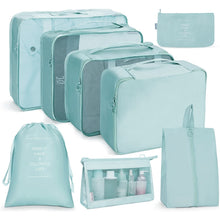 Load image into Gallery viewer, Travel Storage Bag Set Folding Storage Bag, 7 In 1, 8 In 1 Beam Mouth, 8 In 1 Cosmetic Bag, 8 In 1 Toiletry Bag, 9 In 1 Cosmetic Bag, 9 In 1 Toiletry Bag