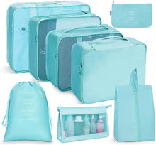 Load image into Gallery viewer, Travel Storage Bag Set Folding Storage Bag, 7 In 1, 8 In 1 Beam Mouth, 8 In 1 Cosmetic Bag, 8 In 1 Toiletry Bag, 9 In 1 Cosmetic Bag, 9 In 1 Toiletry Bag