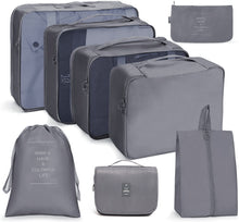Load image into Gallery viewer, Travel Storage Bag Set Folding Storage Bag, 7 In 1, 8 In 1 Beam Mouth, 8 In 1 Cosmetic Bag, 8 In 1 Toiletry Bag, 9 In 1 Cosmetic Bag, 9 In 1 Toiletry Bag