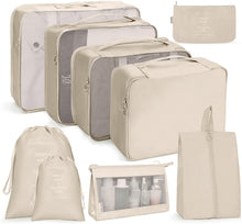 Load image into Gallery viewer, Travel Storage Bag Set Folding Storage Bag, 7 In 1, 8 In 1 Beam Mouth, 8 In 1 Cosmetic Bag, 8 In 1 Toiletry Bag, 9 In 1 Cosmetic Bag, 9 In 1 Toiletry Bag