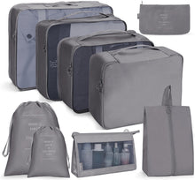 Load image into Gallery viewer, Travel Storage Bag Set Folding Storage Bag, 7 In 1, 8 In 1 Beam Mouth, 8 In 1 Cosmetic Bag, 8 In 1 Toiletry Bag, 9 In 1 Cosmetic Bag, 9 In 1 Toiletry Bag