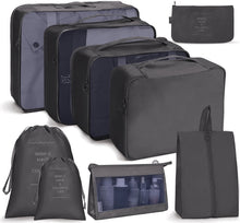 Load image into Gallery viewer, Travel Storage Bag Set Folding Storage Bag, 7 In 1, 8 In 1 Beam Mouth, 8 In 1 Cosmetic Bag, 8 In 1 Toiletry Bag, 9 In 1 Cosmetic Bag, 9 In 1 Toiletry Bag