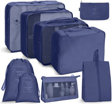 Load image into Gallery viewer, Travel Storage Bag Set Folding Storage Bag, 7 In 1, 8 In 1 Beam Mouth, 8 In 1 Cosmetic Bag, 8 In 1 Toiletry Bag, 9 In 1 Cosmetic Bag, 9 In 1 Toiletry Bag
