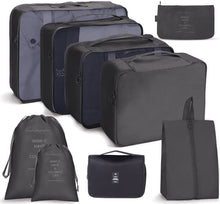 Load image into Gallery viewer, Travel Storage Bag Set Folding Storage Bag, 7 In 1, 8 In 1 Beam Mouth, 8 In 1 Cosmetic Bag, 8 In 1 Toiletry Bag, 9 In 1 Cosmetic Bag, 9 In 1 Toiletry Bag