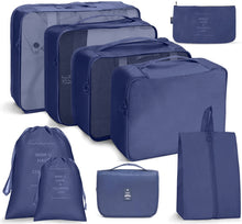 Load image into Gallery viewer, Travel Storage Bag Set Folding Storage Bag, 7 In 1, 8 In 1 Beam Mouth, 8 In 1 Cosmetic Bag, 8 In 1 Toiletry Bag, 9 In 1 Cosmetic Bag, 9 In 1 Toiletry Bag