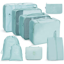 Load image into Gallery viewer, Travel Storage Bag Set Folding Storage Bag, 7 In 1, 8 In 1 Beam Mouth, 8 In 1 Cosmetic Bag, 8 In 1 Toiletry Bag, 9 In 1 Cosmetic Bag, 9 In 1 Toiletry Bag