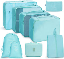 Load image into Gallery viewer, Travel Storage Bag Set Folding Storage Bag, 7 In 1, 8 In 1 Beam Mouth, 8 In 1 Cosmetic Bag, 8 In 1 Toiletry Bag, 9 In 1 Cosmetic Bag, 9 In 1 Toiletry Bag