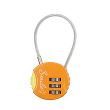 Load image into Gallery viewer, Steel Rope Spherical Combination Lock Gym Luggage Bicycle Round Padlock, Black, Silver, Red