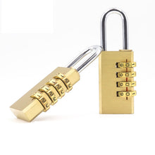 Load image into Gallery viewer, Four-digit Brass Code Padlock High-grade Security Gym Door Lock, Gym Door Lock