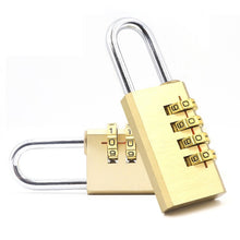 Load image into Gallery viewer, Four-digit Brass Code Padlock High-grade Security Gym Door Lock, Gym Door Lock