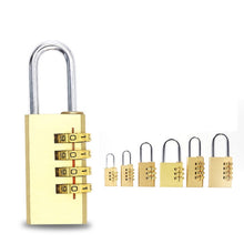 Load image into Gallery viewer, Four-digit Brass Code Padlock High-grade Security Gym Door Lock, Gym Door Lock