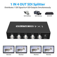 Load image into Gallery viewer, 1 In 4 Out SD-SDI / HD-SDI / 3G-SDI Distribution Amplifier Video SDI Splitter, 1 In 4 Out