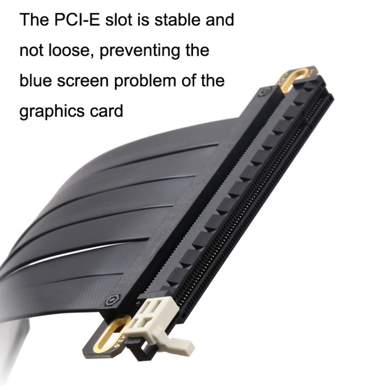 PCI-E 3.0 16X 180-degree Graphics Card Extension Cable Adapter Cable, Length:, 10cm, 15cm, 20cm, 25cm, 30cm