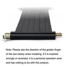Load image into Gallery viewer, PCI-E 3.0 16X 180-degree Graphics Card Extension Cable Adapter Cable, Length:, 10cm, 15cm, 20cm, 25cm, 30cm