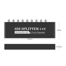 Load image into Gallery viewer, 1 In 8 Out SD-SDI / HD-SDI / 3G-SDI Distribution Amplifier Video SDI Splitter, 1 In 8 Out