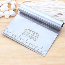 Load image into Gallery viewer, Home Durable Stainless Steel with Scale Section Noodle Cutter Baking Tools, Noodle Cutter (Silver)