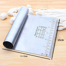 Load image into Gallery viewer, Home Durable Stainless Steel with Scale Section Noodle Cutter Baking Tools, Noodle Cutter (Silver)