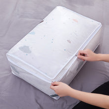 Load image into Gallery viewer, Foldable Storage Bag Clothes Blanket Quilt Transparent Printing Travel Luggage Storage Bag, 55x36x20cm, 57x40x22cm