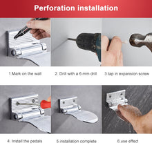 Load image into Gallery viewer, Wall Mounted Aluminium Alloy Bathroom Shower Foot Rest Footstool