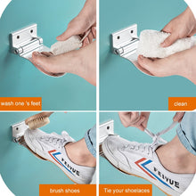 Load image into Gallery viewer, Wall Mounted Aluminium Alloy Bathroom Shower Foot Rest Footstool