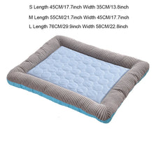 Load image into Gallery viewer, Summer Ice Silk Nest Pads Small and Medium-sized Multifunctional Cool Pet Nest Dog Cat Pad, S, M, L