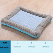 Load image into Gallery viewer, Summer Ice Silk Nest Pads Small and Medium-sized Multifunctional Cool Pet Nest Dog Cat Pad, S, M, L