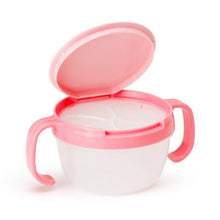 Load image into Gallery viewer, Baby Products Anti-sprinkling Design Baby Double Handle Biscuit Small Bowl Snack Cup