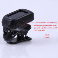 Load image into Gallery viewer, Little Angel WST-2058B Guitar Capo Electronic Tuner, 5×3.7×2.7cm