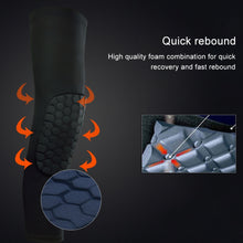 Load image into Gallery viewer, Long Sports Anti-collision Anti-fall Breathable Honeycomb Knee Pads