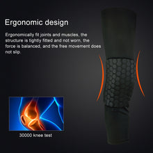 Load image into Gallery viewer, Long Sports Anti-collision Anti-fall Breathable Honeycomb Knee Pads