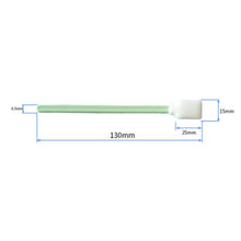 Load image into Gallery viewer, 100 Sticks Inkjet Sponge Flat Head Cleaning Wipe Industrial Rod, 13cm