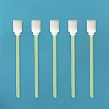 Load image into Gallery viewer, 100 Sticks Inkjet Sponge Flat Head Cleaning Wipe Industrial Rod, 13cm