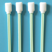 Load image into Gallery viewer, 100 Sticks Inkjet Sponge Flat Head Cleaning Wipe Industrial Rod, 13cm