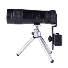 Load image into Gallery viewer, LUXUN 10-30x40 Single-Cylinder HD High-Power Telescope Mobile Phone Mini Telescope, Telescope &amp; Phone Clip &amp; Tripod